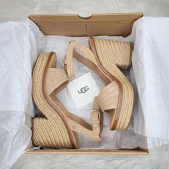 UGG Laynce Wedge Sandal Bronzer - Picture 5 of 16
